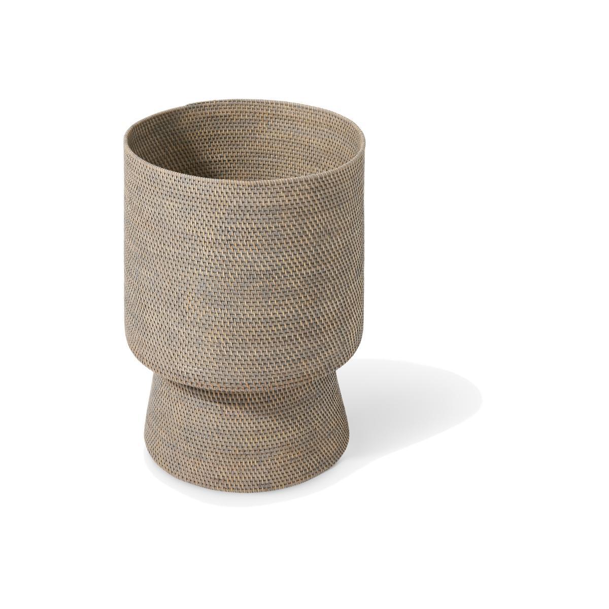 Hadid Planter, Natural Grey Weave – image 1