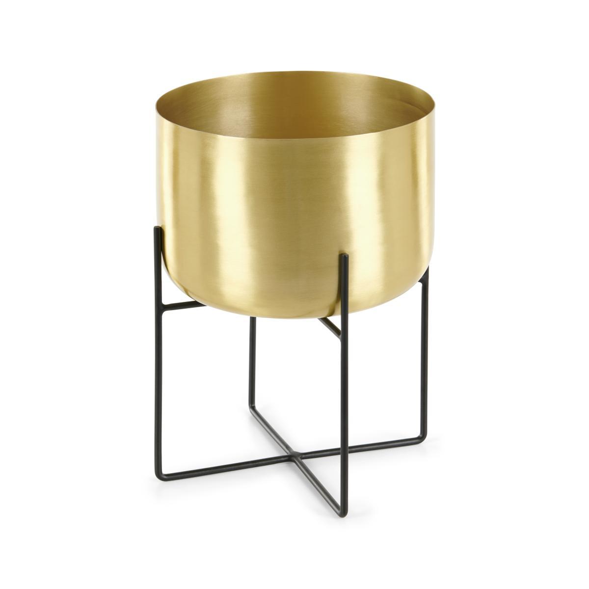 Salix Large Planter, Brass – image 2
