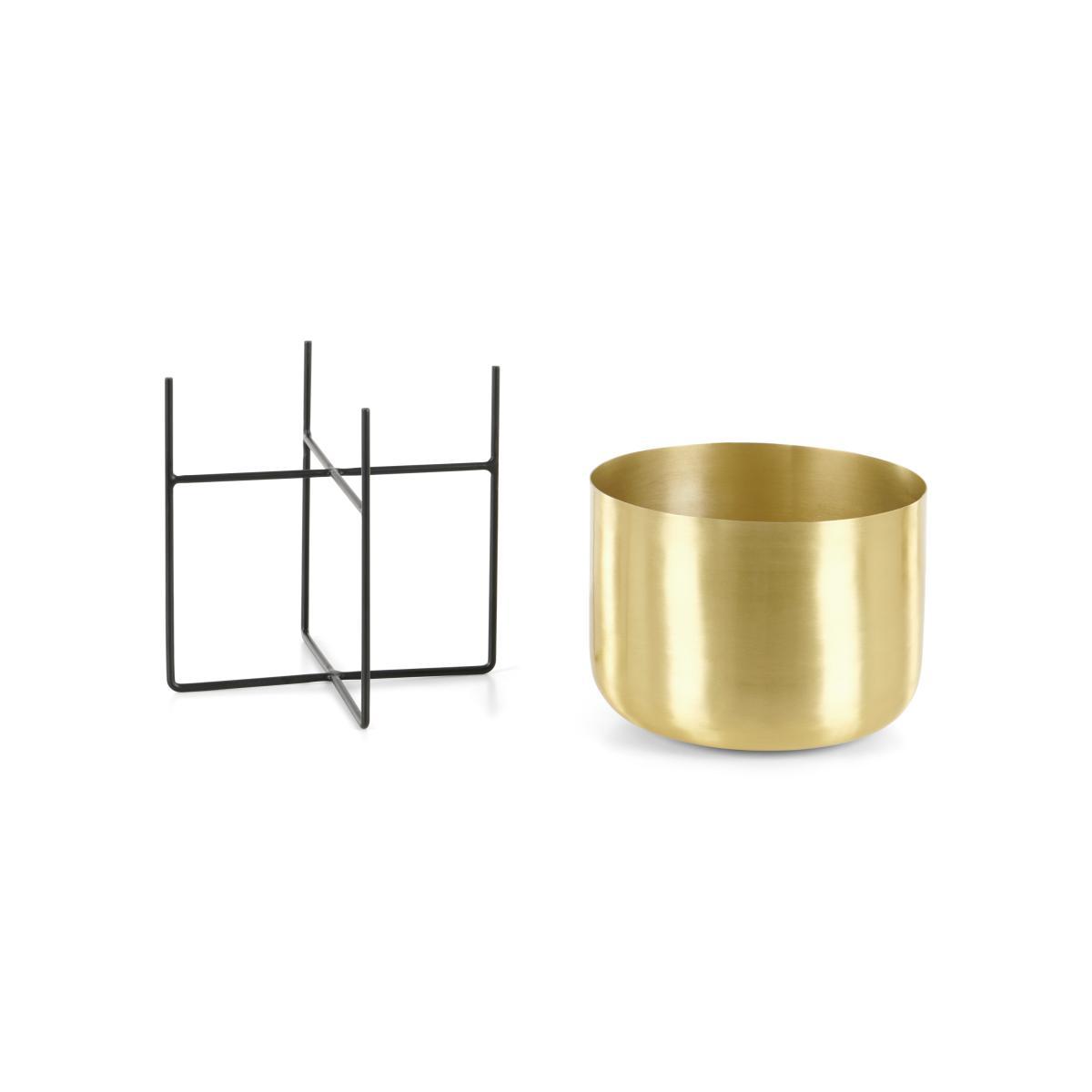 Salix Large Planter, Brass – image 5