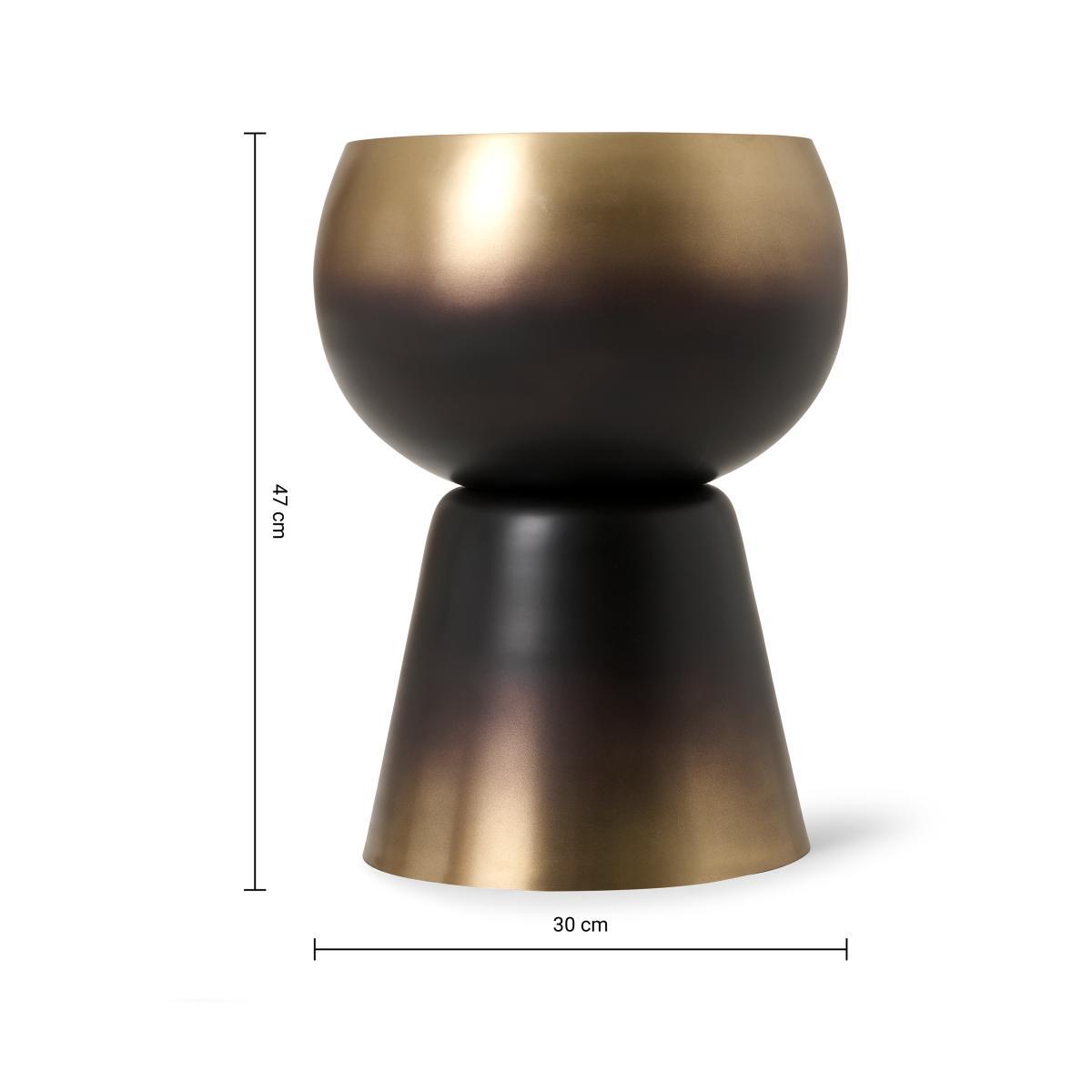 Valletta Statement Planter, Smoked Brass – image 7