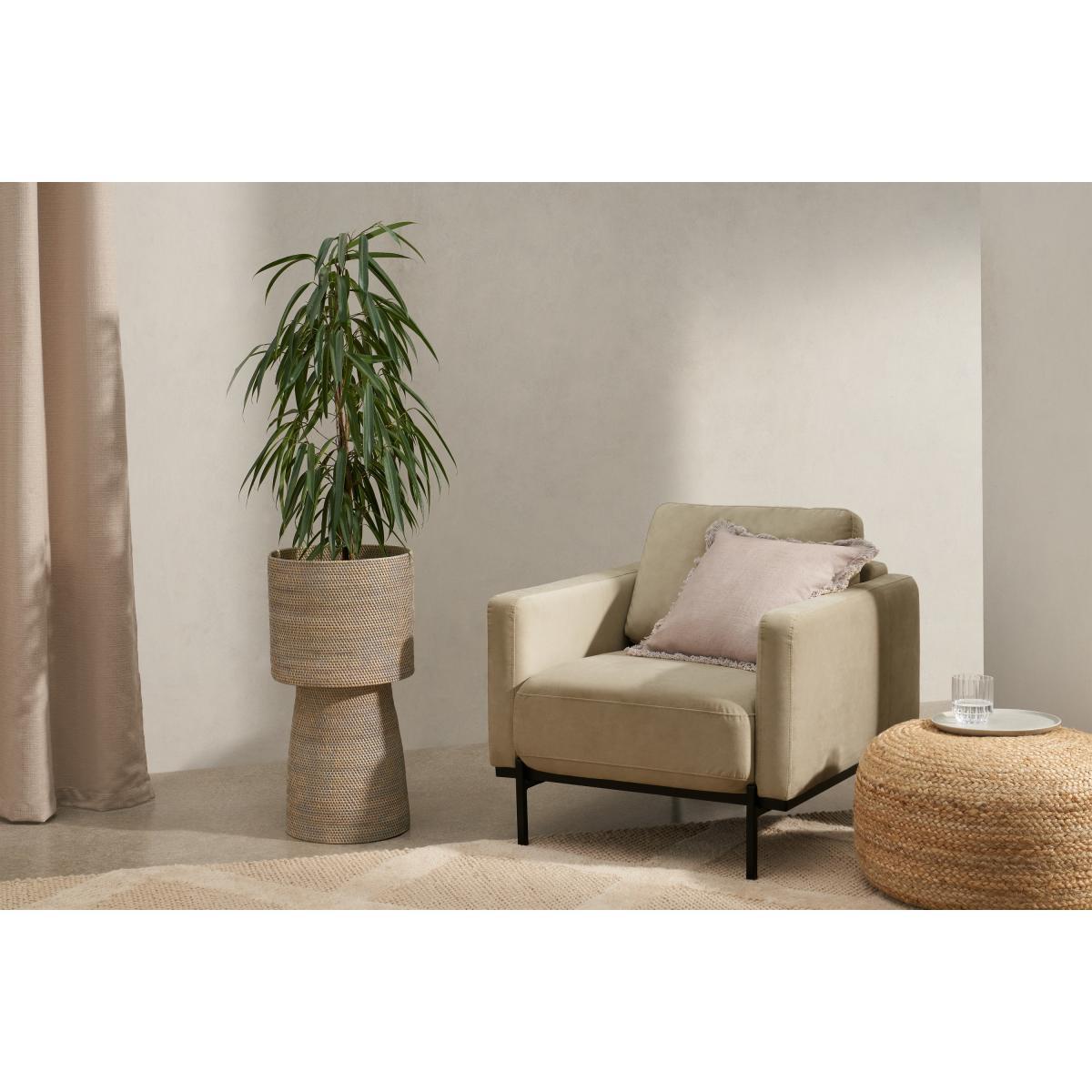 Hadid Tall Planter, Natural Grey Weave – image 3