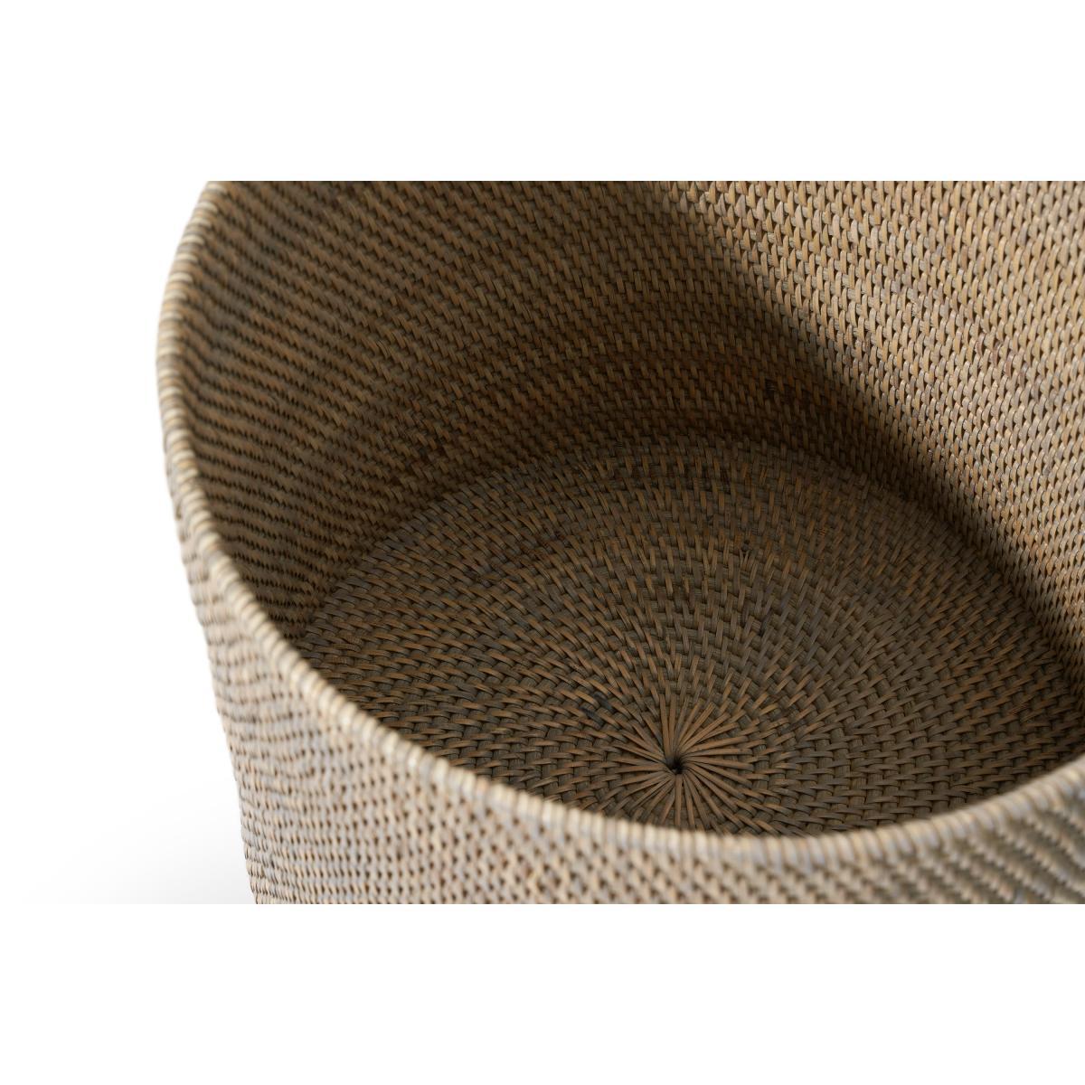 Hadid Tall Planter, Natural Grey Weave – image 4