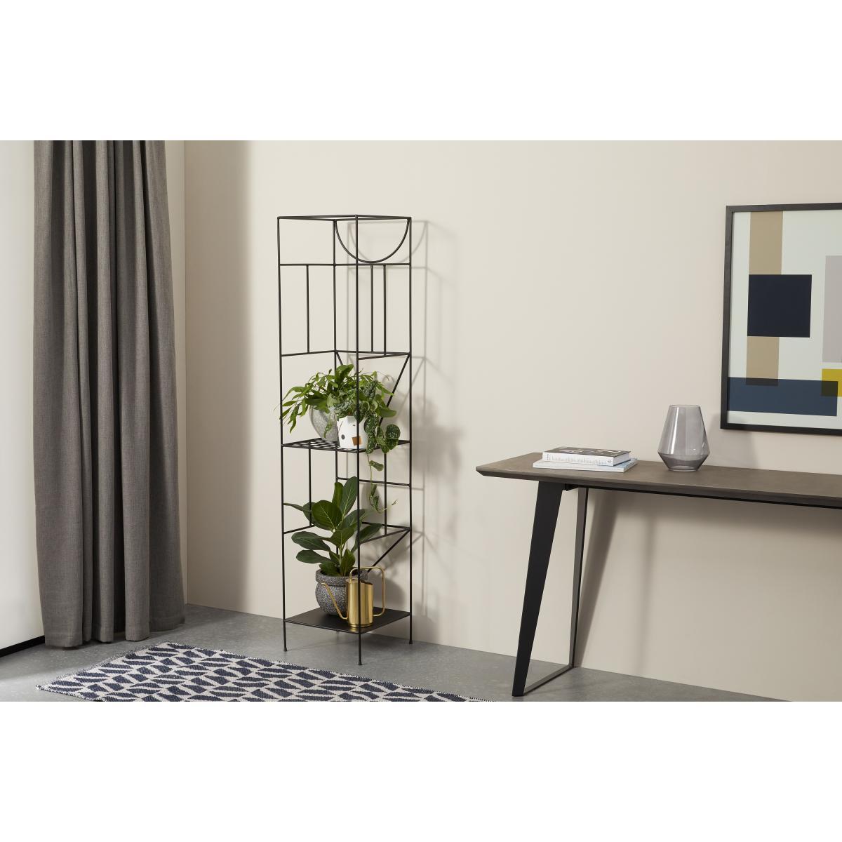 Betula Tall Plant Stand, Black – image 2