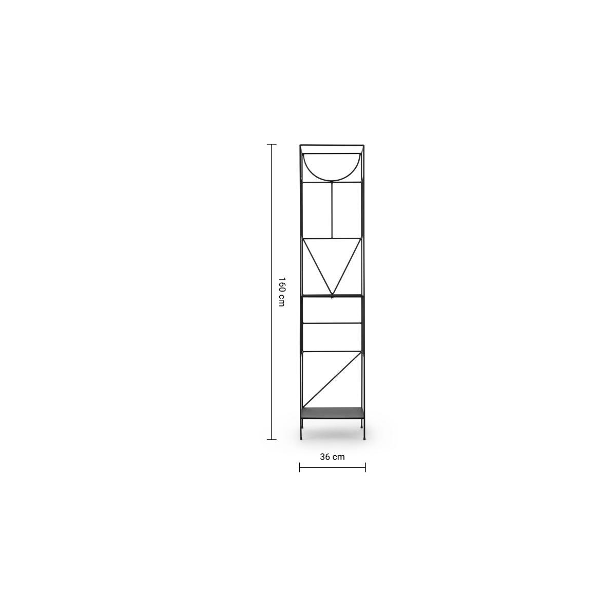 Betula Tall Plant Stand, Black – image 5