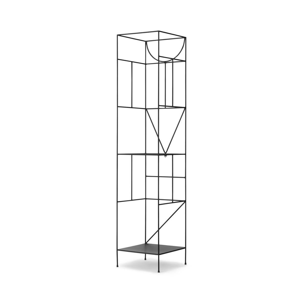 Betula Tall Plant Stand, Black – image 6
