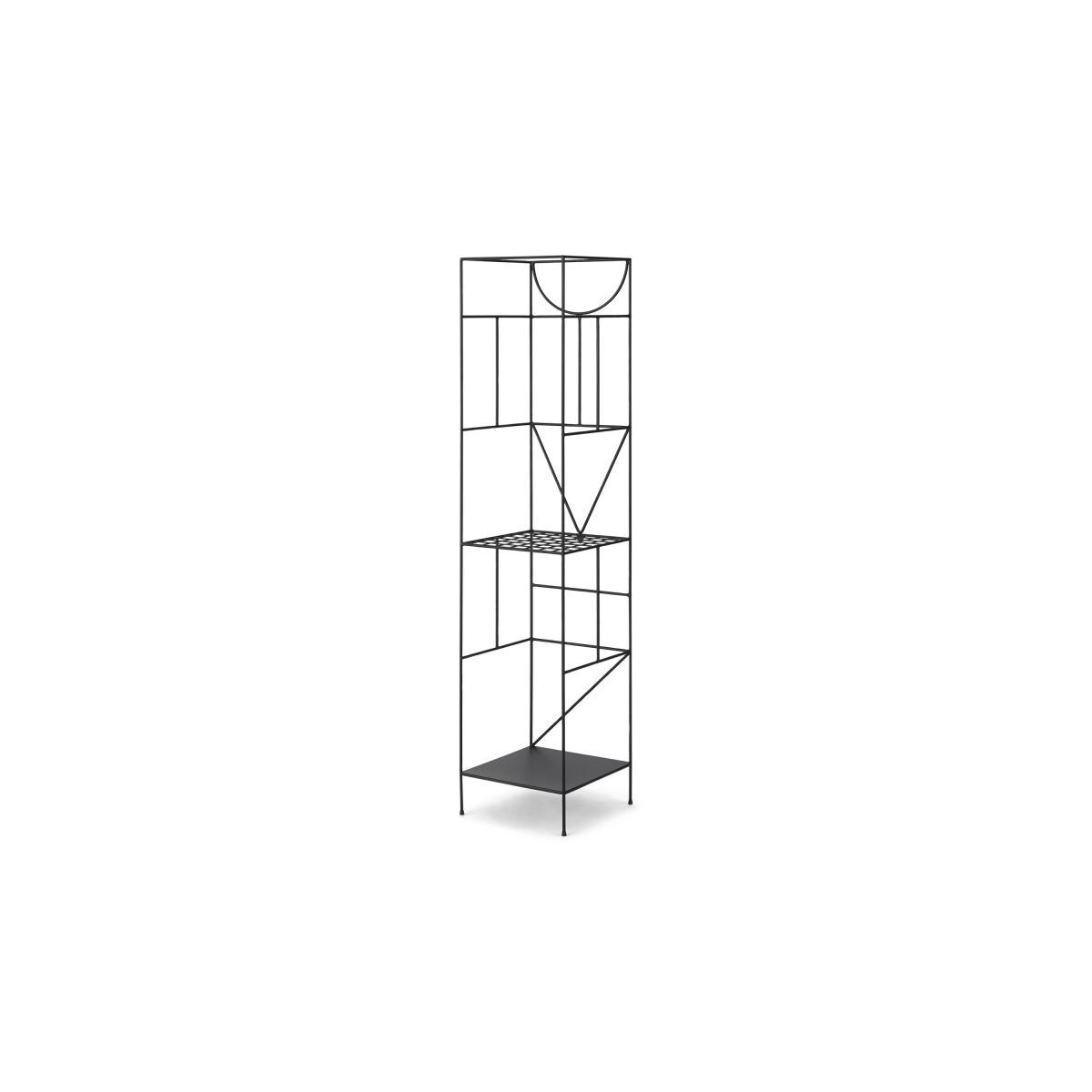 Betula Tall Plant Stand, Black – image 7