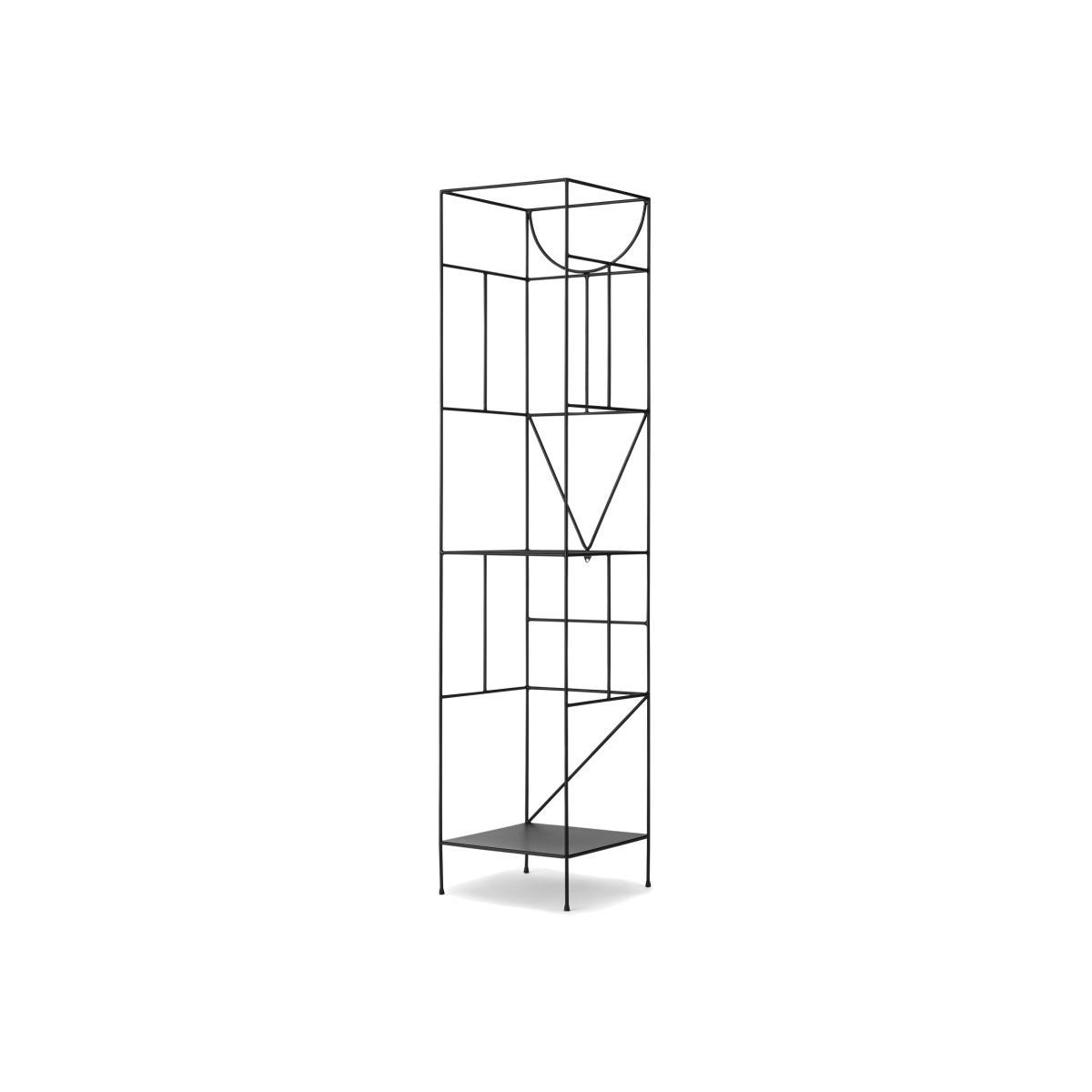 Betula Tall Plant Stand, Black – image 1