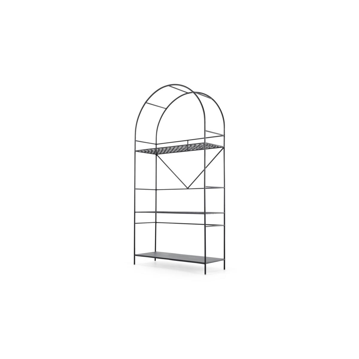 Betula Curve Plant Stand, Black – image 2