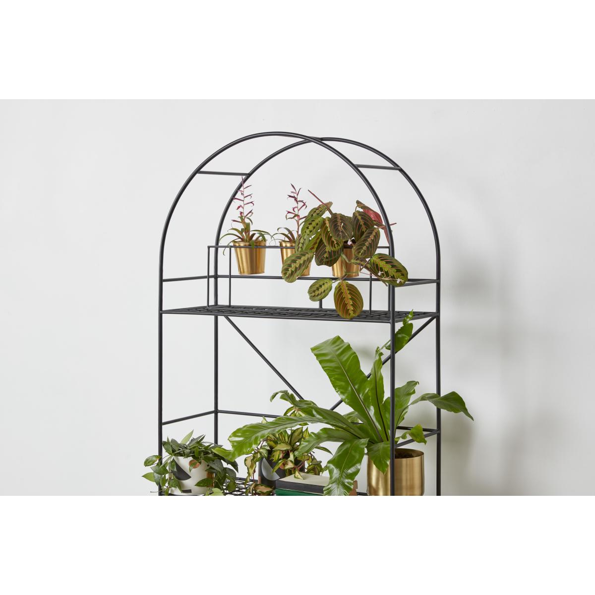 Betula Curve Plant Stand, Black – image 5