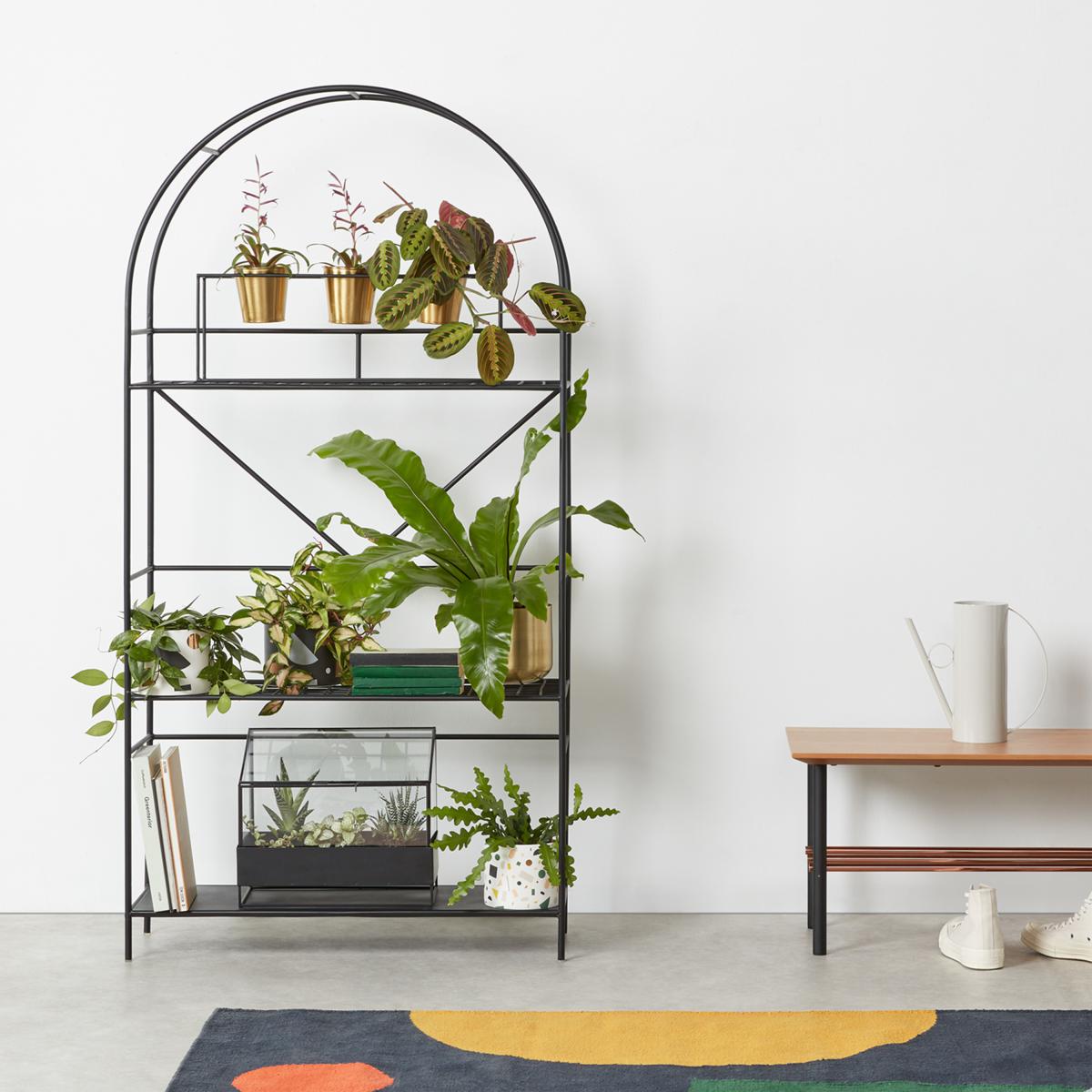 Betula Curve Plant Stand, Black – image 8