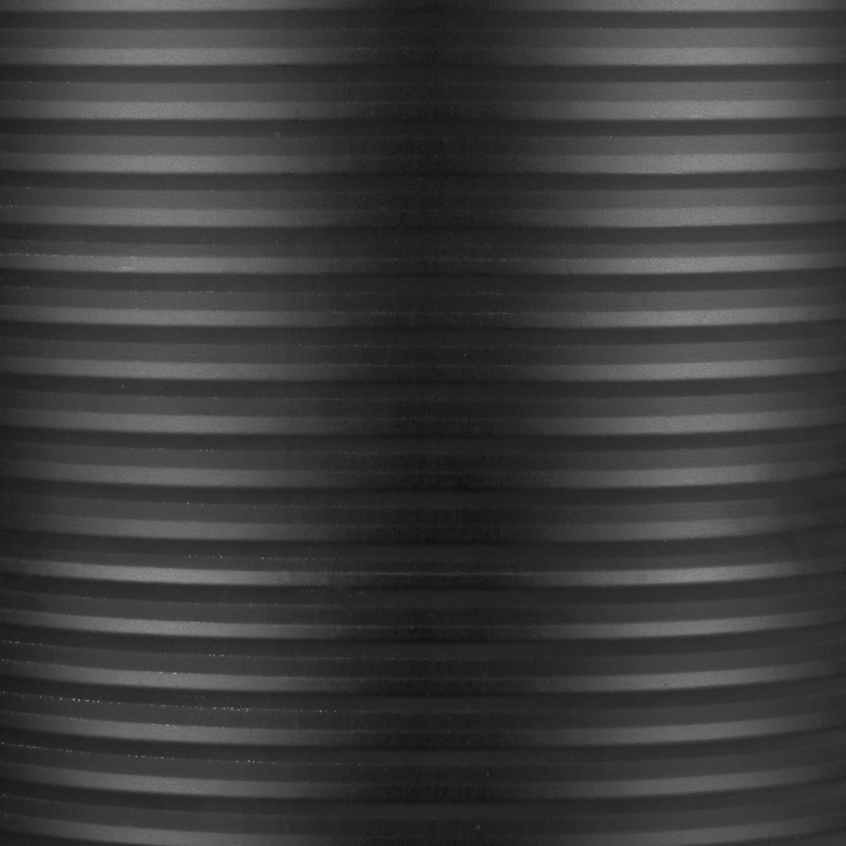 Dayo Set Of Two Tall Ribbed Planters, Black – image 5