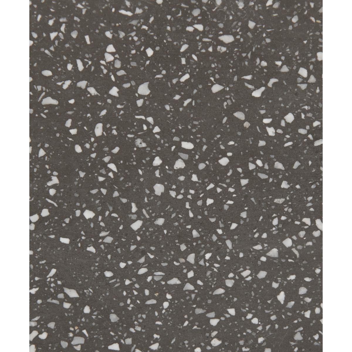 Hakuun Long Standing Terrazzo Planter, Grey and Black – image 7