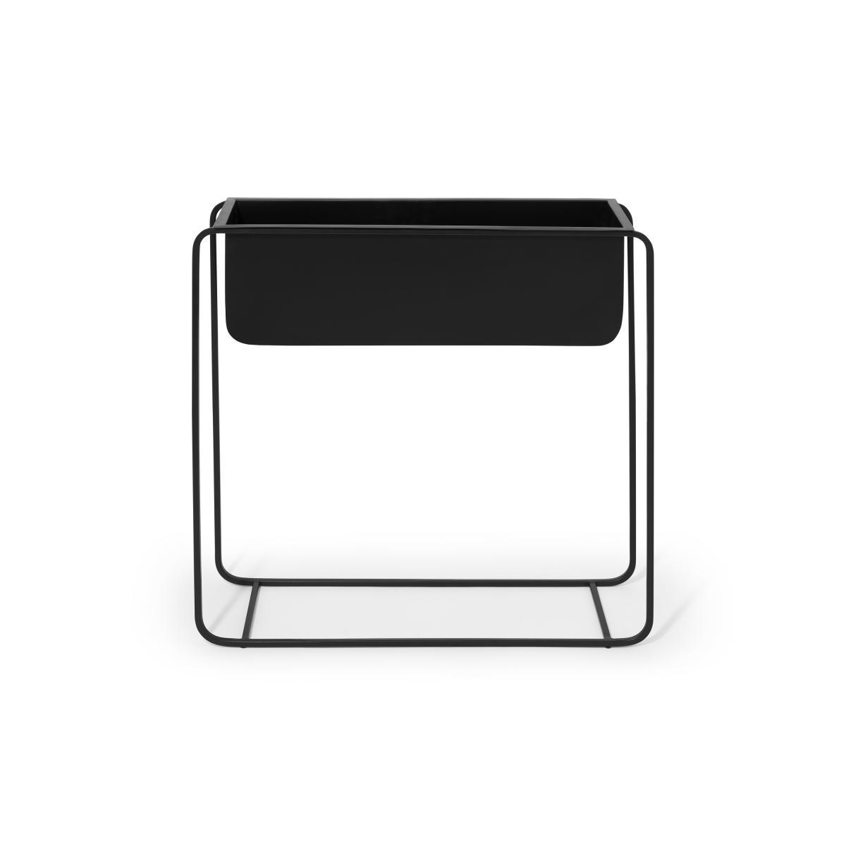 Elef Tall Rectangle Plant Stand, Black – image 3