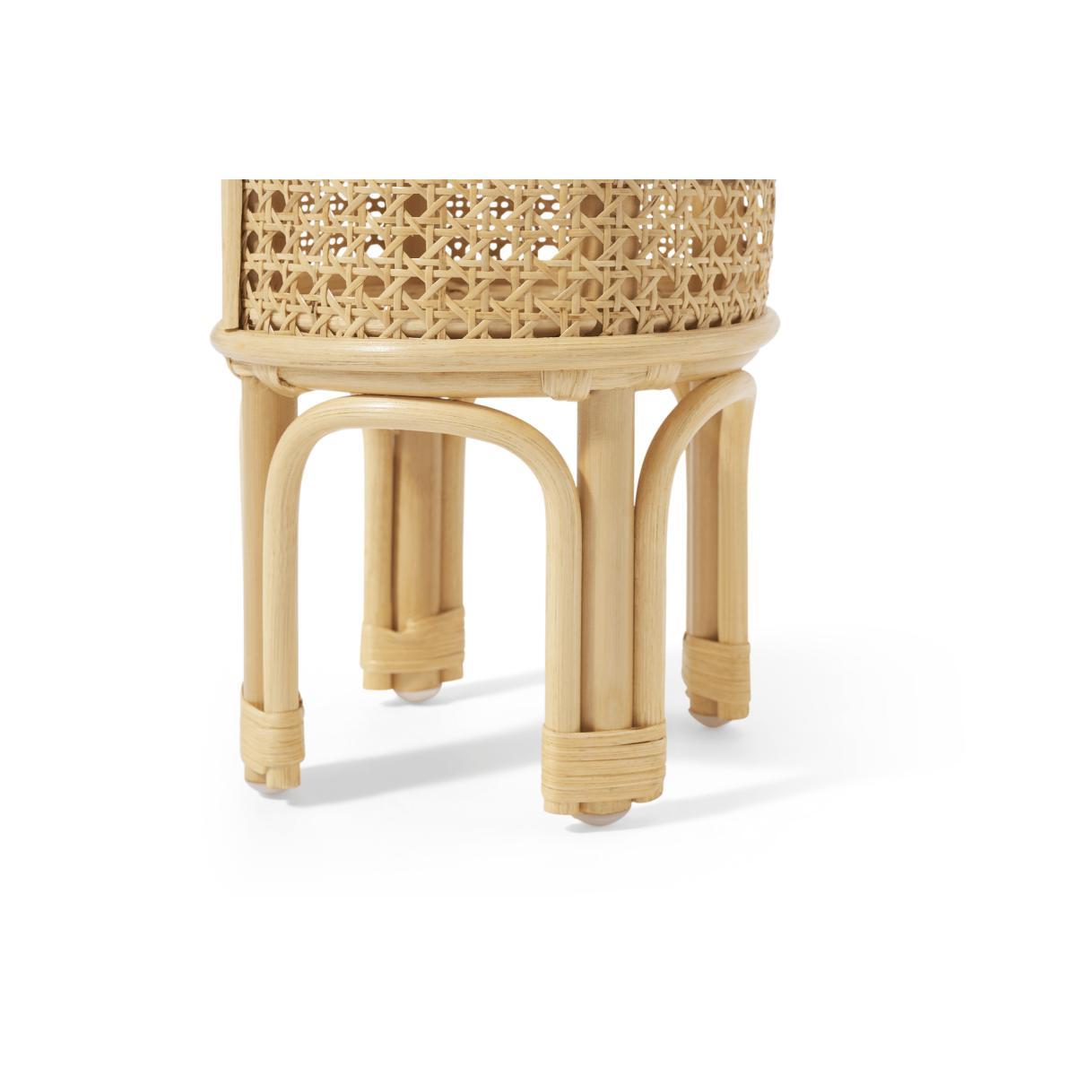 Mandy Set of 2 Planter Stands, Natural Rattan – image 6