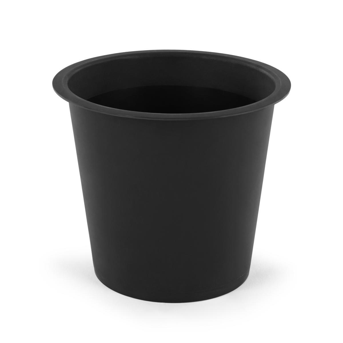 Nadda Set Of Two Tall Polyrattan Plant Stands, Black – image 7