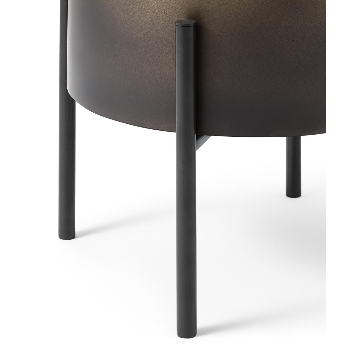 Valletta Set of 2 Plant Stands, Smoked Brass – image 6
