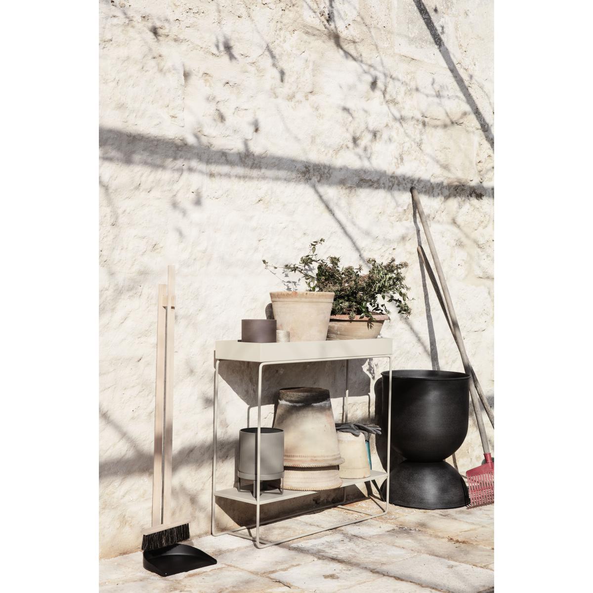 Plant Box Two Standing flowerpot - / 2 stages - L 80 x H 75 cm x Depth 25 cm by Ferm Living Black – image 3