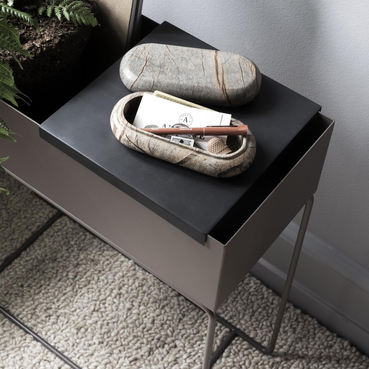 Ferm Living plant box warm grey (grey) – image 4