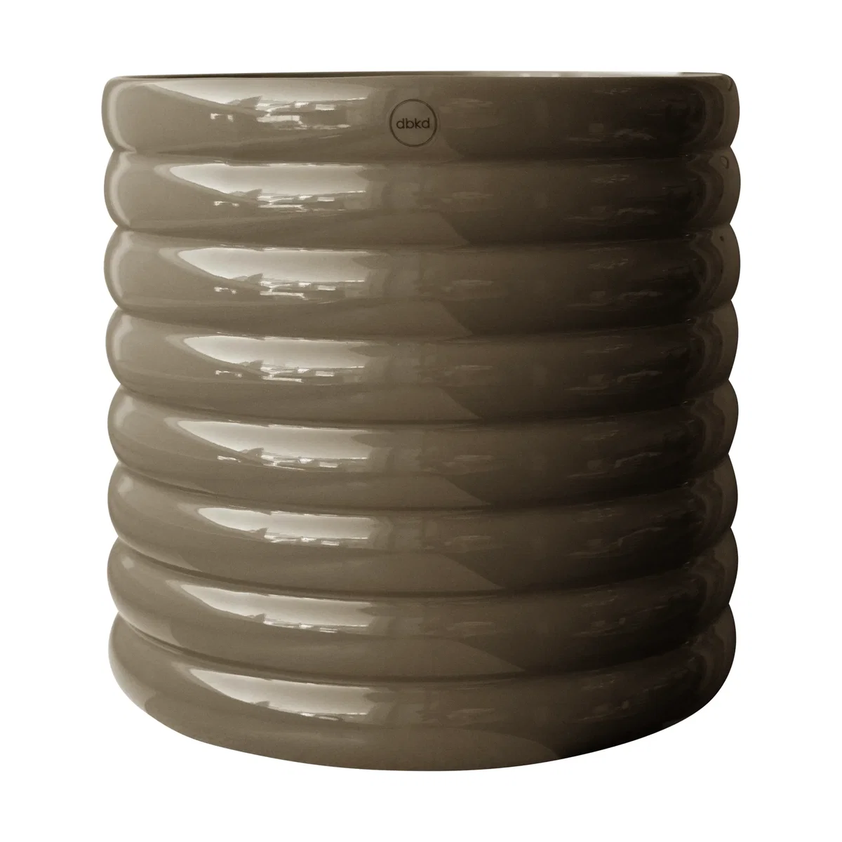 DBKD Mud plant pot shiny dust Ø27 cm – image 2