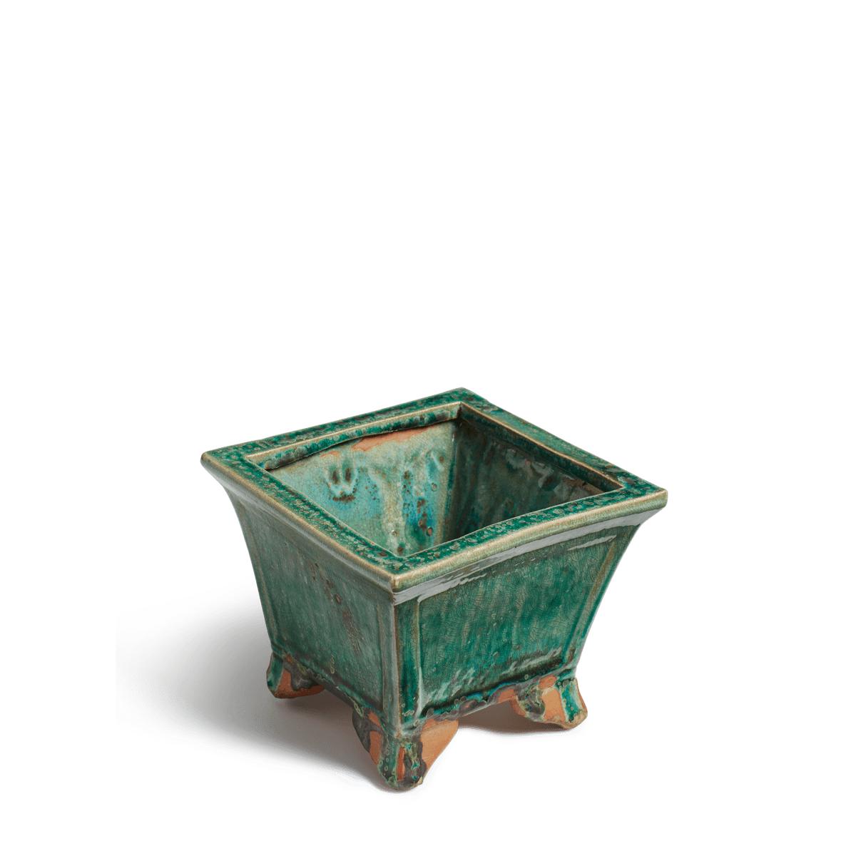 OKA, Lingtai Planter - Antique Green, Planters, Ceramic – image 2