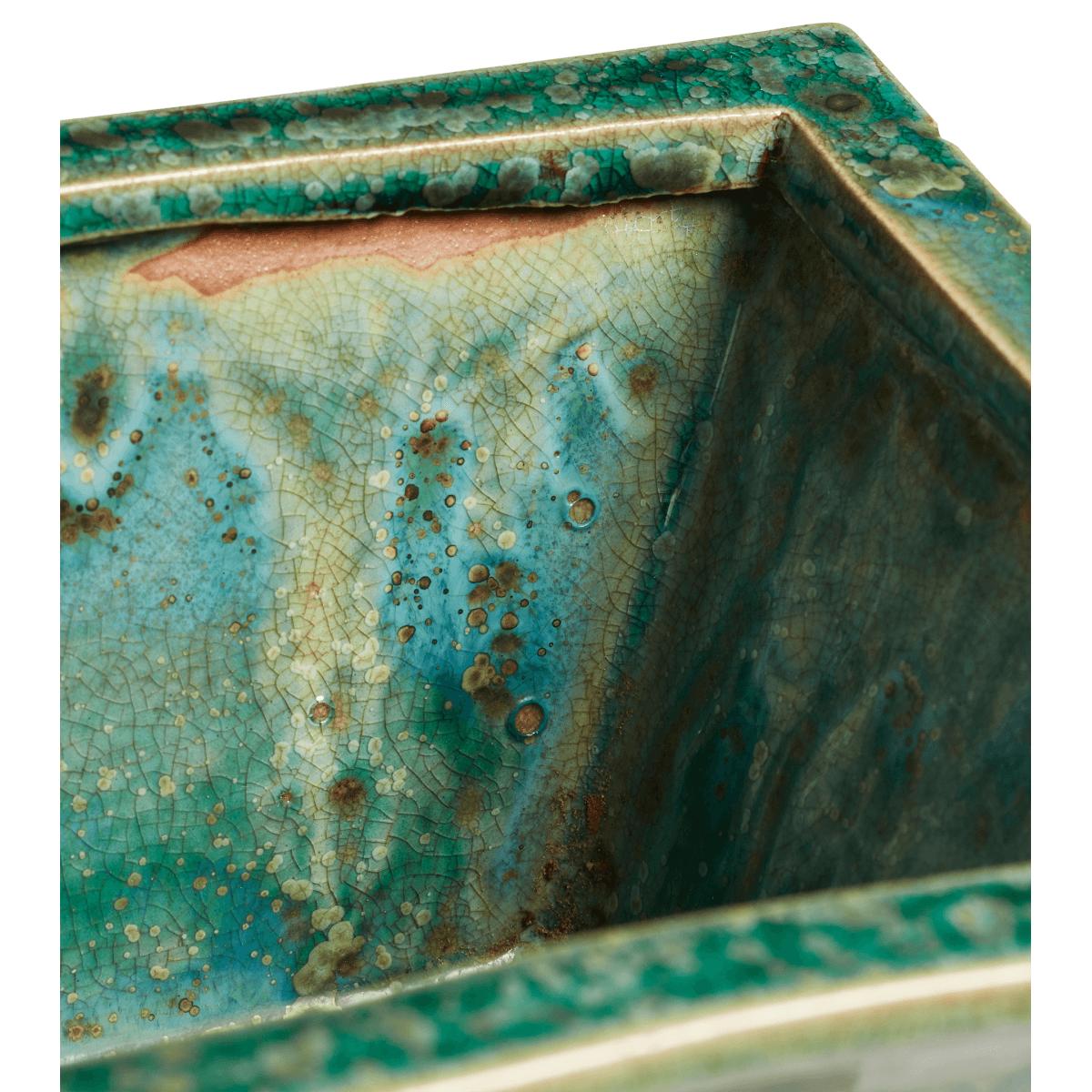 OKA, Lingtai Planter - Antique Green, Planters, Ceramic – image 4
