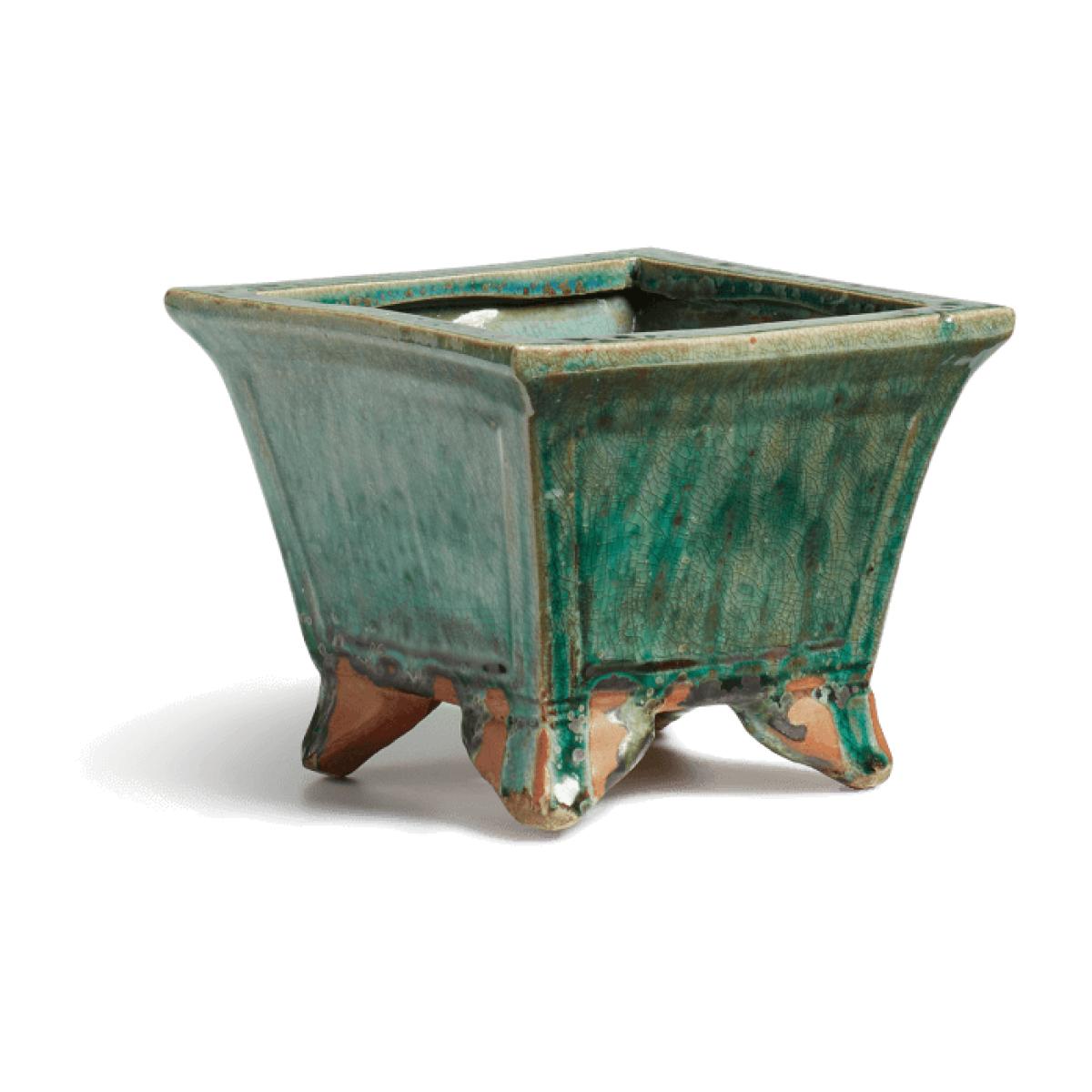 OKA, Lingtai Planter - Antique Green, Planters, Ceramic – image 1