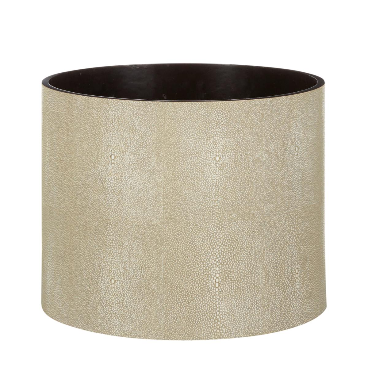 Faux Shagreen Planter - Taupe – image 2