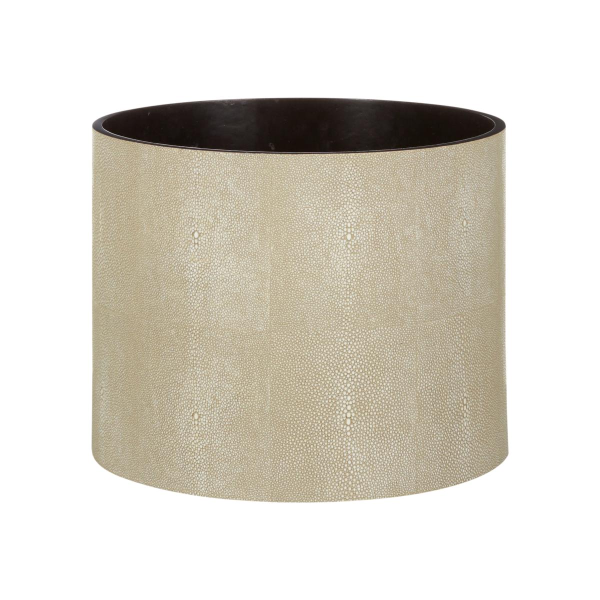 Faux Shagreen Planter - Taupe – image 1