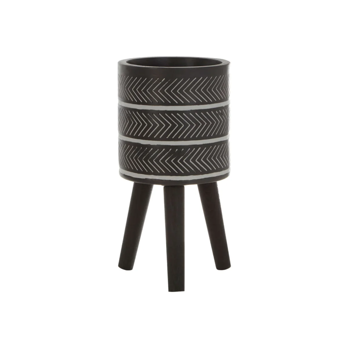 Olivia's Daniel Planter Chevron Brown