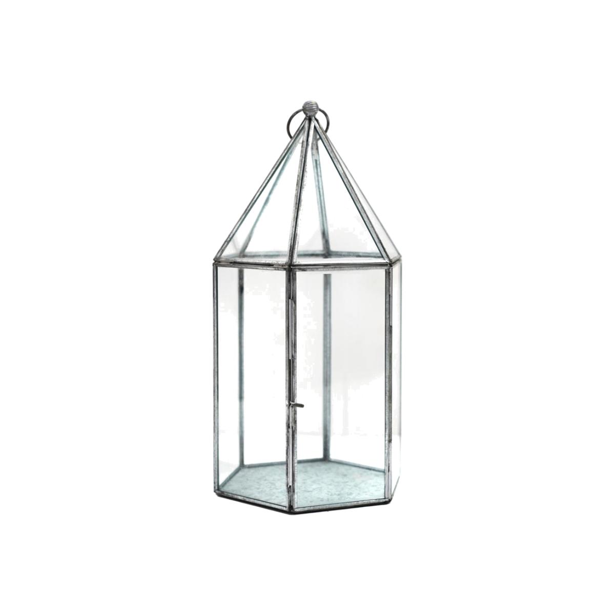 Ivyline Glasshouse Terrarium Galvanised – image 1