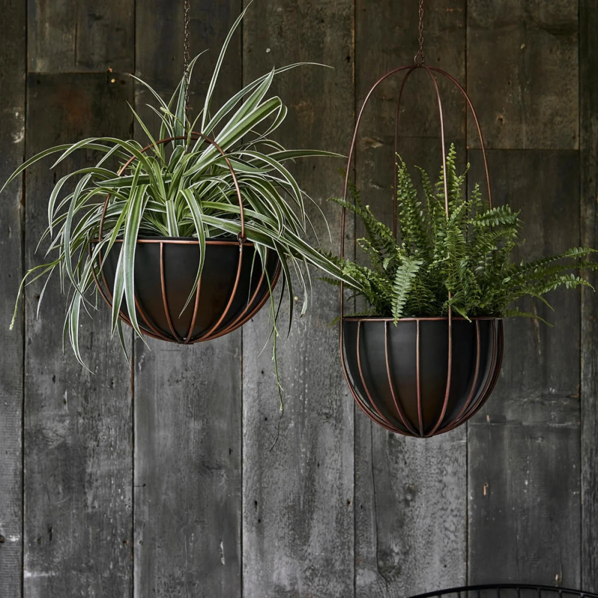 Ivyline Indoor Kensington Copper Hanging Planter|Outlet