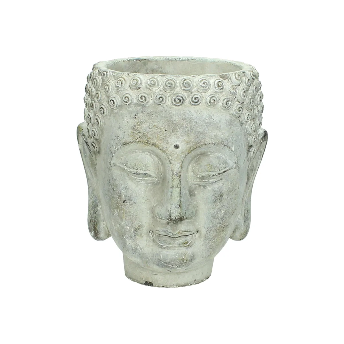 Libra Cement Grey Faces Planter