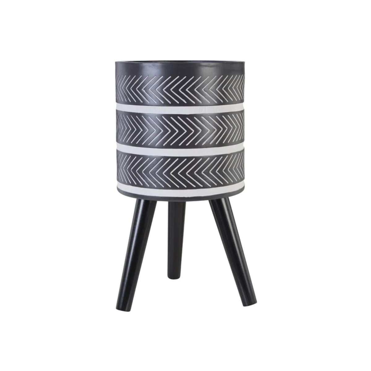 Olivia's Daniel Planter Chevron Black