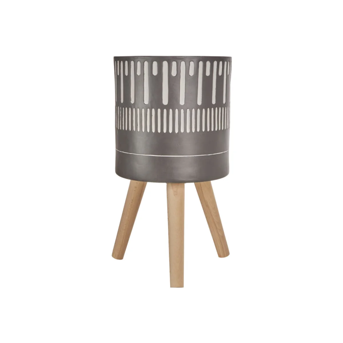 Olivia's Daniel Planter Black And White / Small