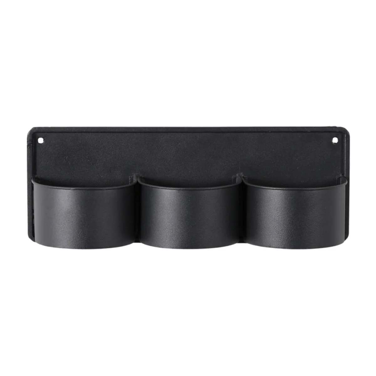 Gallery Interiors Set of 3 Veronica Wall Planter Metal Matt Black / Small