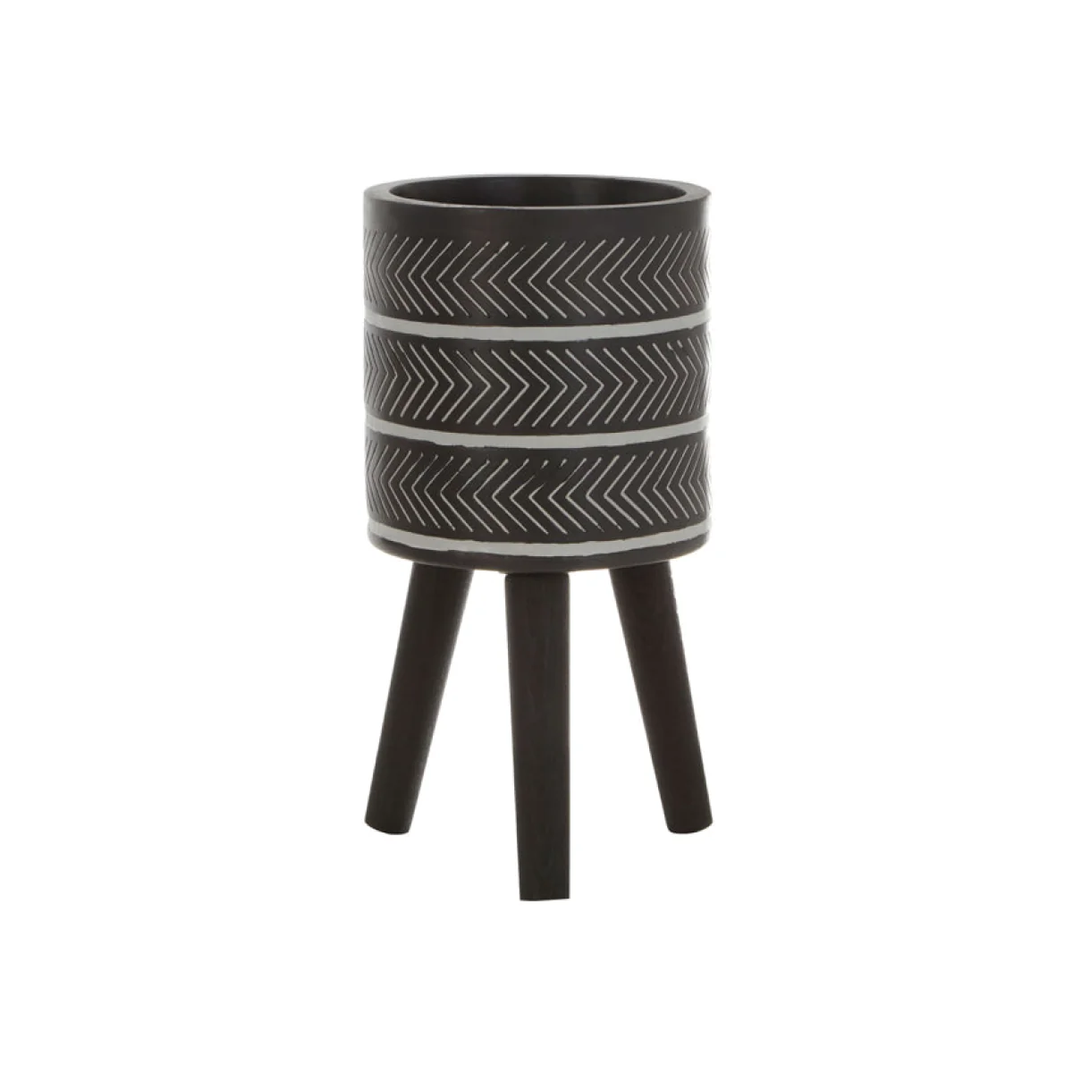 Olivia's Daniel Planter Chevron Brown