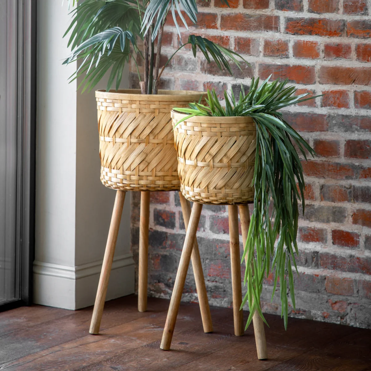 Gallery Interiors Shiro Planter Natural / Small
