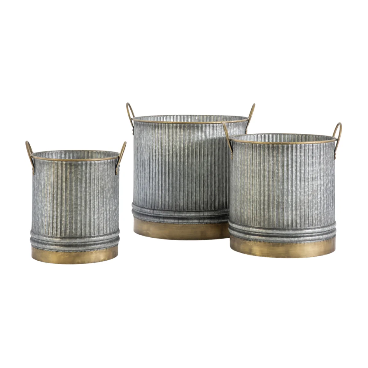 Gallery Interiors Set of 3 Samara Planter