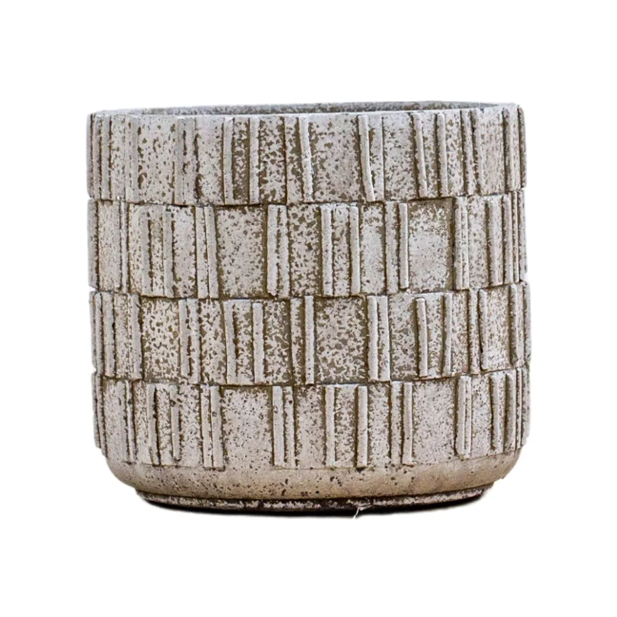 Gallery Interiors Xander Planter Small Stone Grey / Small