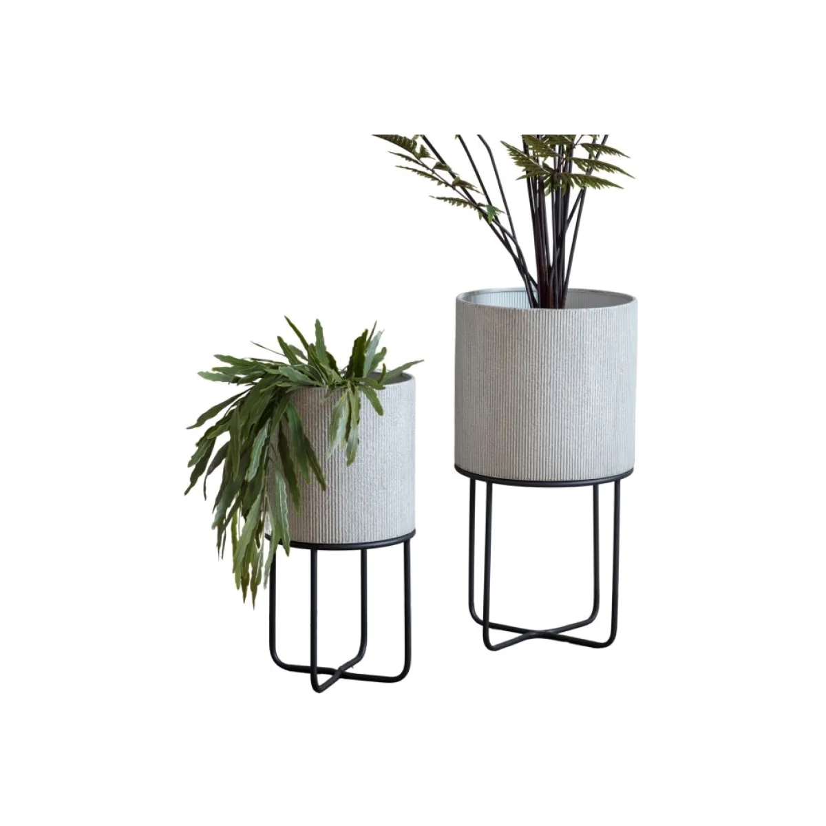 Eda Metal Planter Set of 2