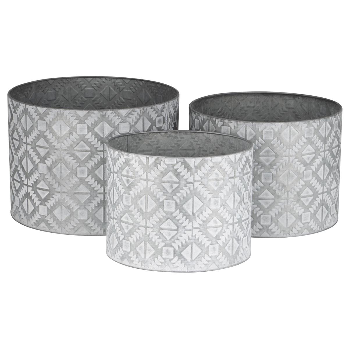 Set Of 3 Geometric Planters – image 2