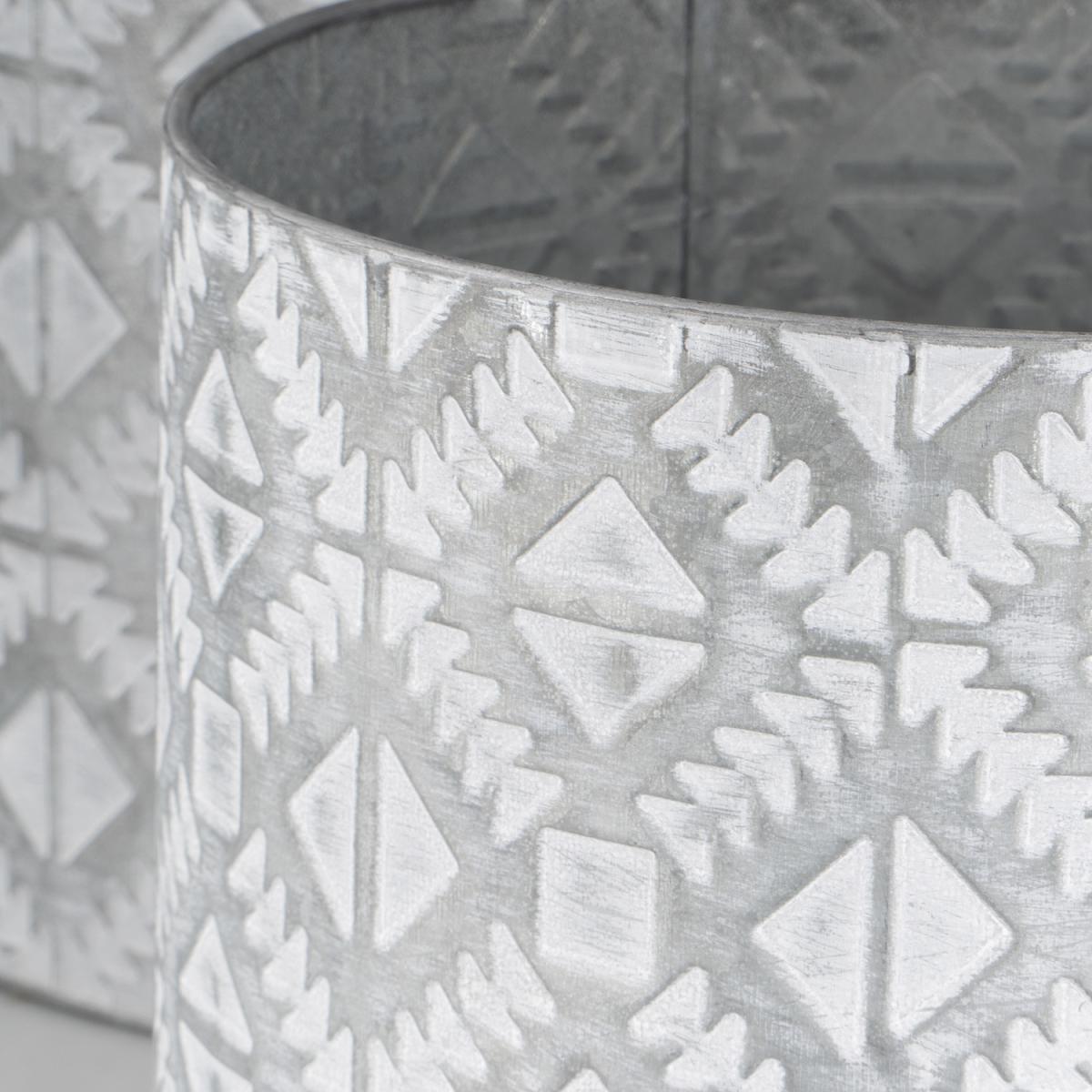 Set Of 3 Geometric Planters – image 4