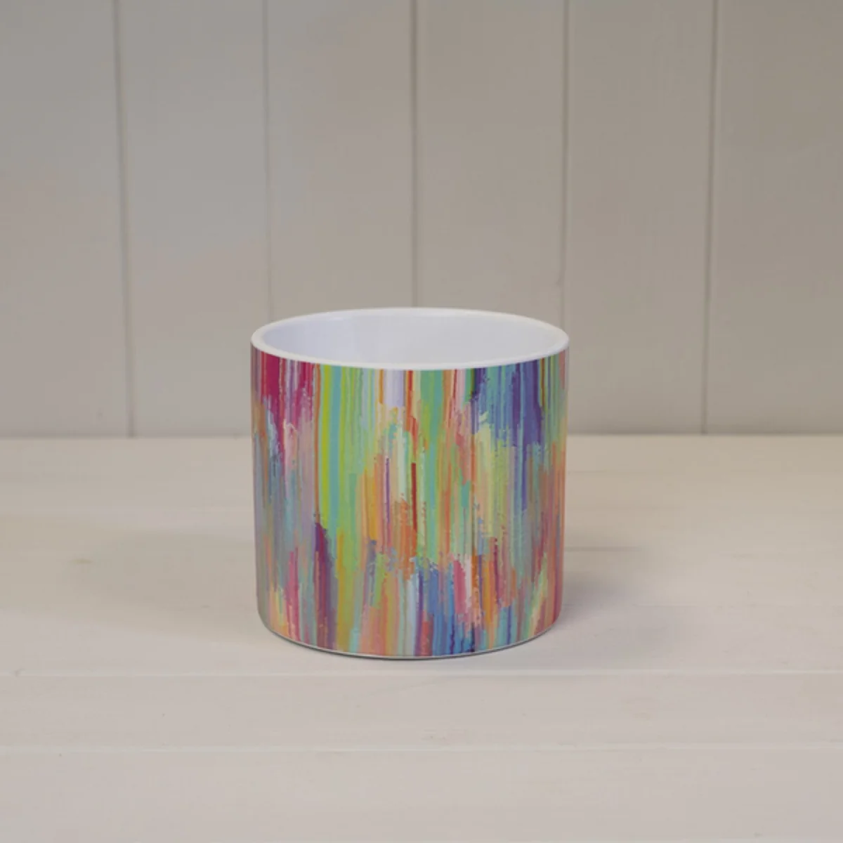 Sturdy Multicolour Colourful Pallet Pot - Multi