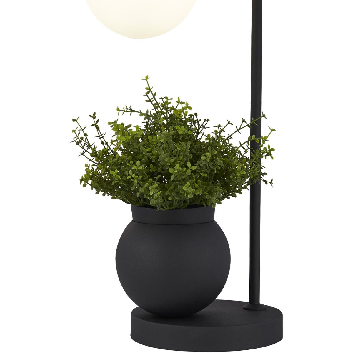 Desk Lamp with Plant Pot Holder - Black – image 2