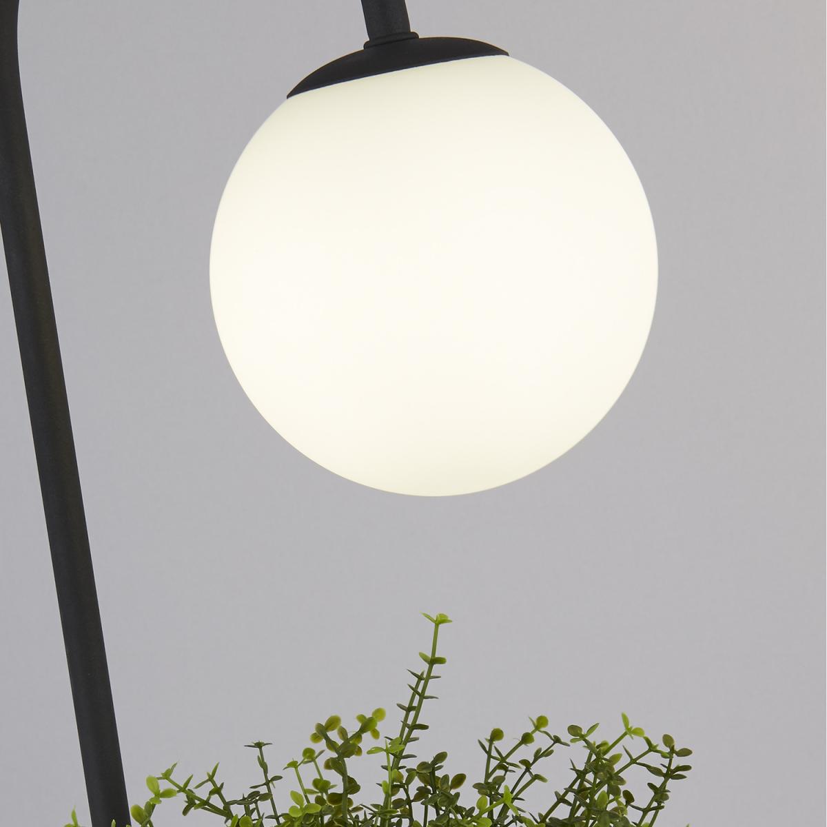 Desk Lamp with Plant Pot Holder - Black – image 3