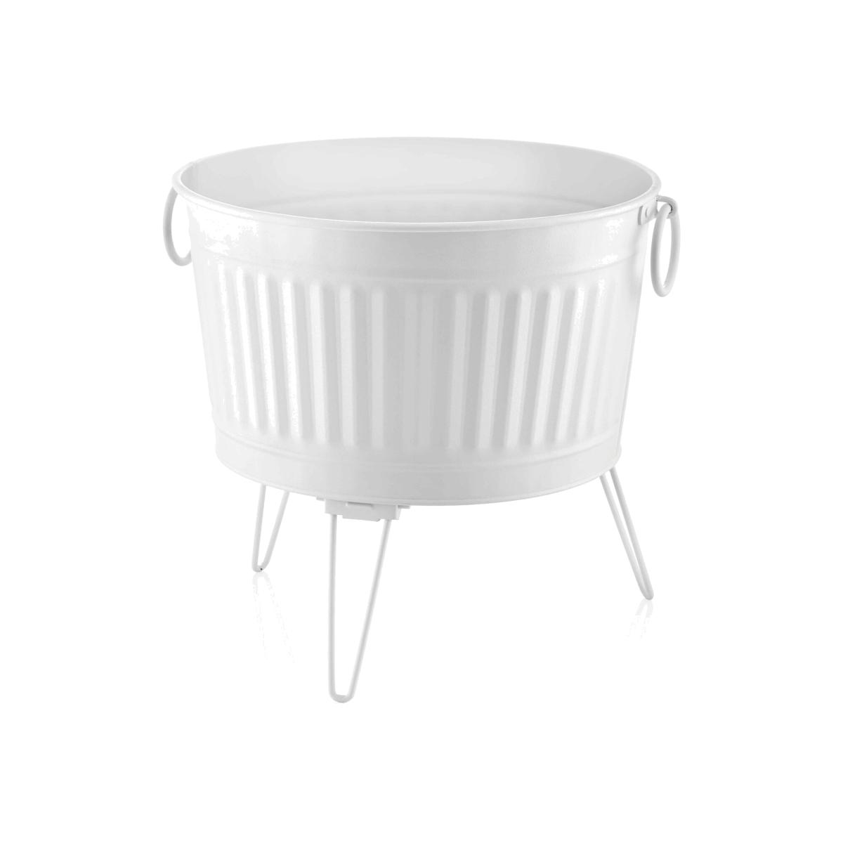 The Mia Foldable Plant Pot - White / 43cm