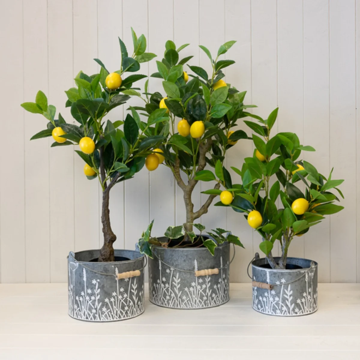 Grey Meadow Design Buckets Set of 3 - Grey – image 4