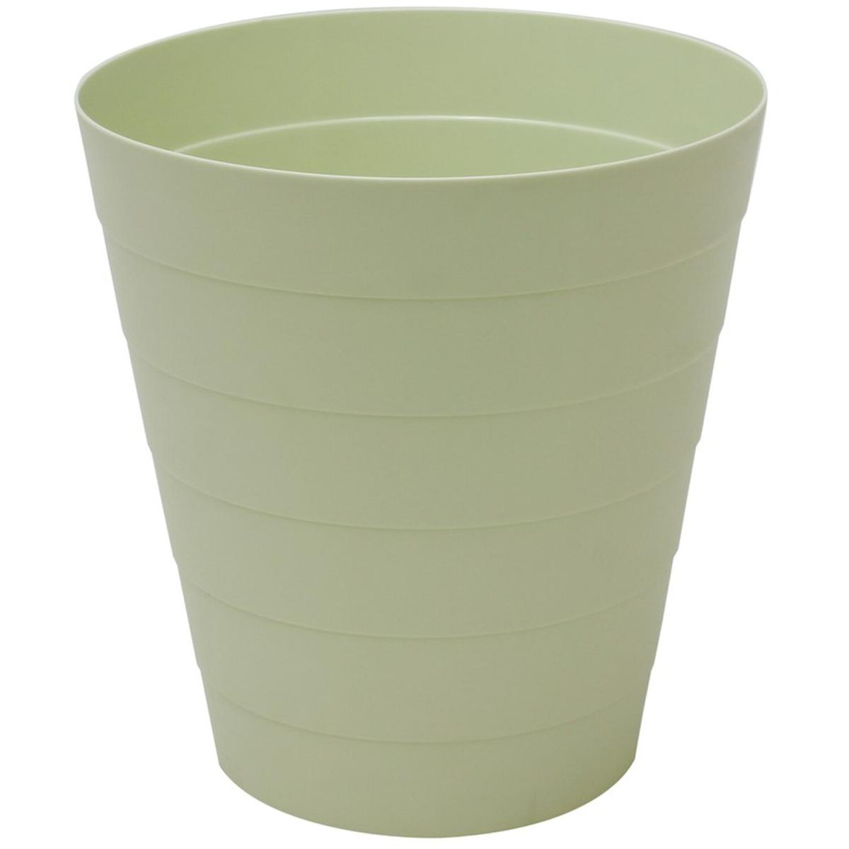 Funktional Plastic 7 Litre Round Green Bin - Green – image 3
