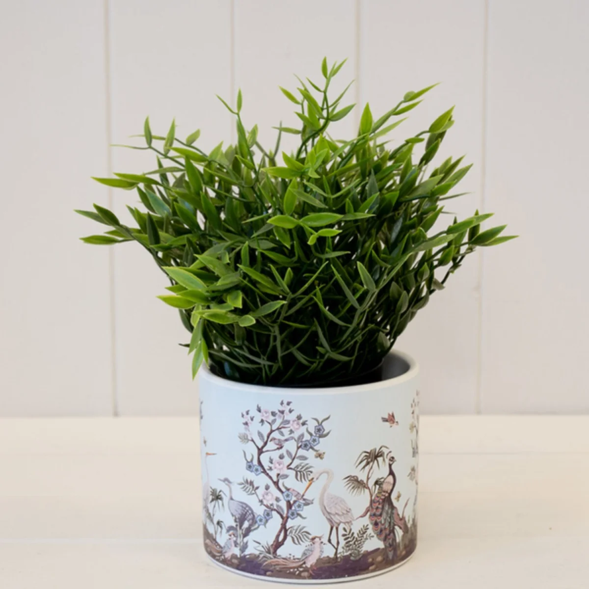 Classic White Japanese Pot Plant pot - White – image 3