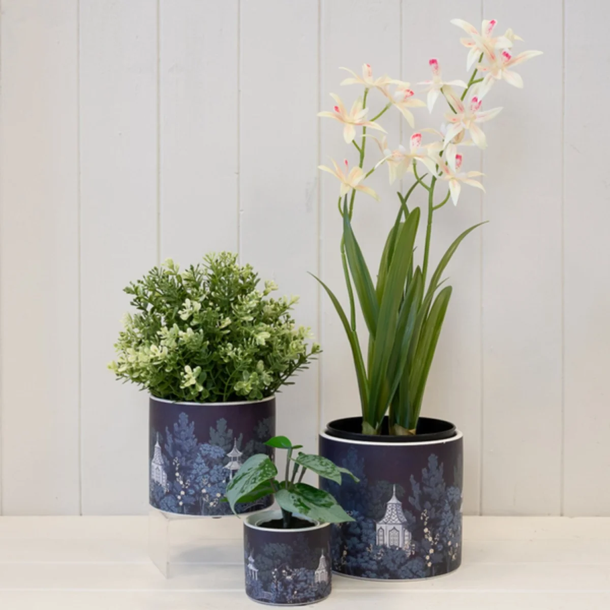 Rustic Purple Pagoda Pot Plant pot - Purple – image 5